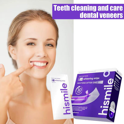 Teeth Whitening Strips Clean Dental Plaque and Stains Teeth Care Stickers Restore Bright White Teeth Blanqueador Dental
