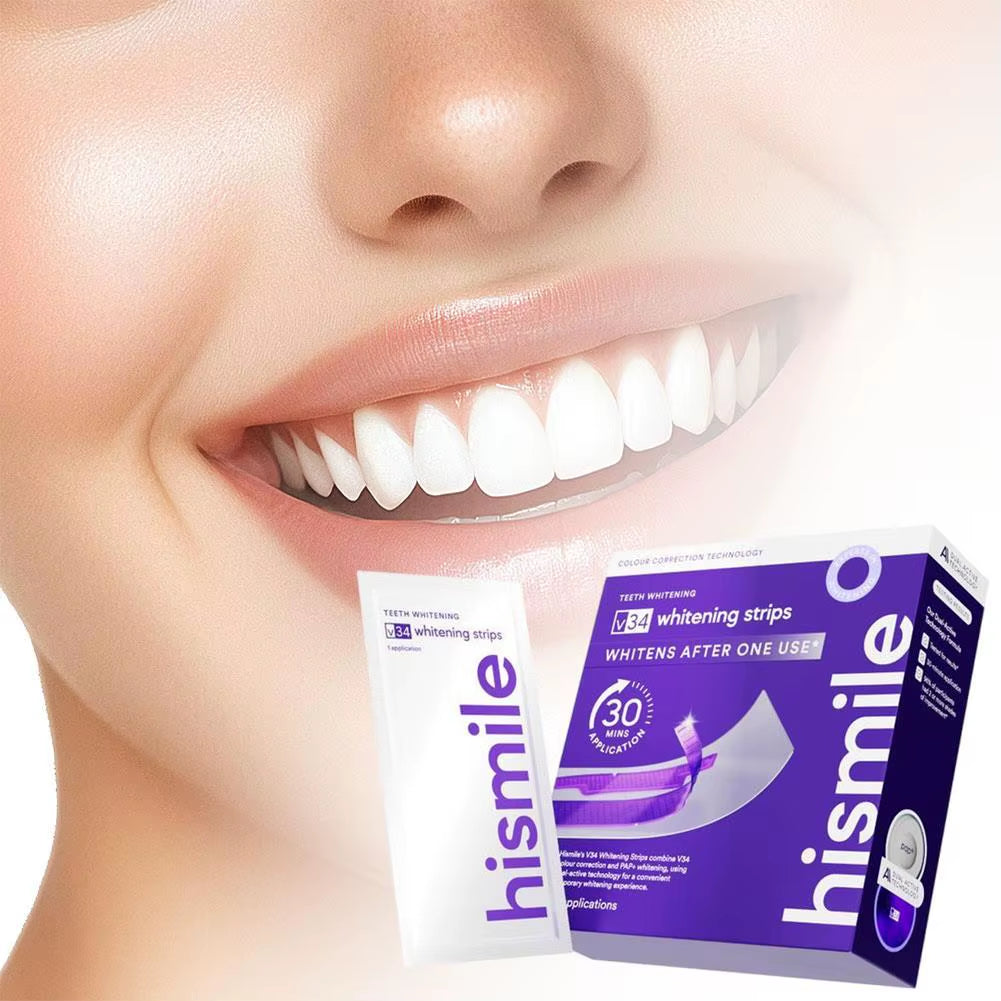 Teeth Whitening Strips Clean Dental Plaque and Stains Teeth Care Stickers Restore Bright White Teeth Blanqueador Dental